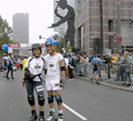 Gitta vor dem Start