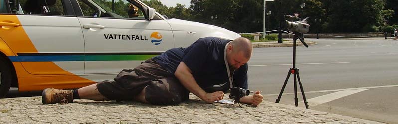 Fotograf startklar bei 