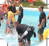Wasserschlacht in Bad Nauheim