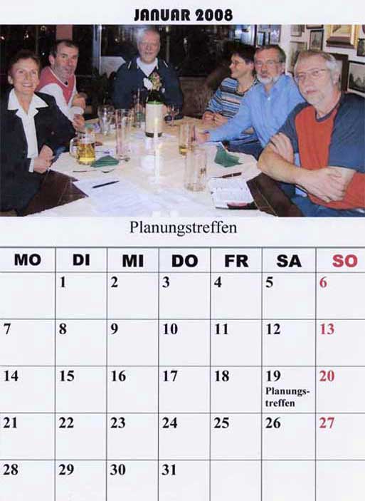 Kalender 2008 der Rolling Oldies