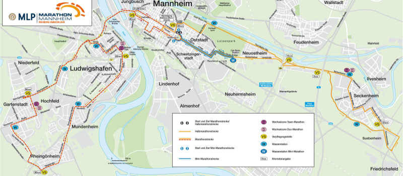 Streckenplan Mannheim 2010