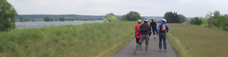 Unterwegs auf dem Oder-Radweg