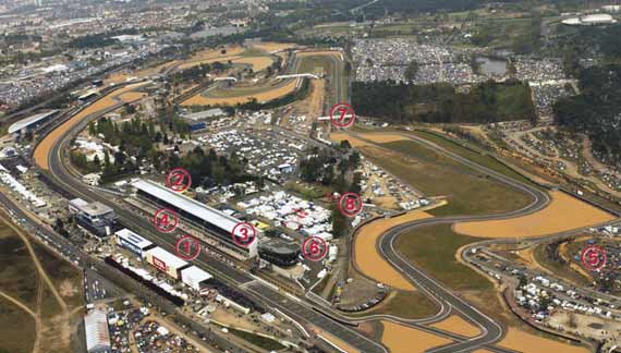 Bugatti-Schleife in Le Mans