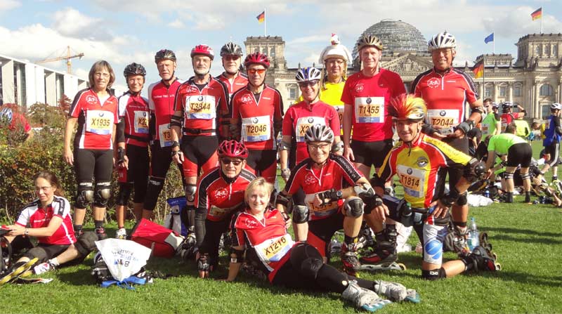 Rolling Oldies beim Berlin-Marathon 2012