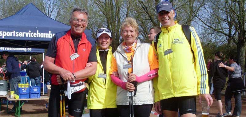 Rolling Oldies beim Stöckchenlauf in Wilhelmsburg 2011